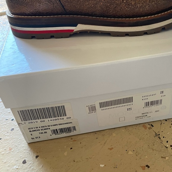 RARE Moncler Blanche Ankle Hiking Boots - Picture 6 of 9